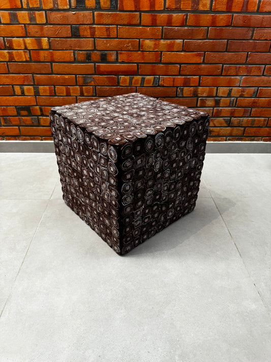 Puff Tailo Cube Brown