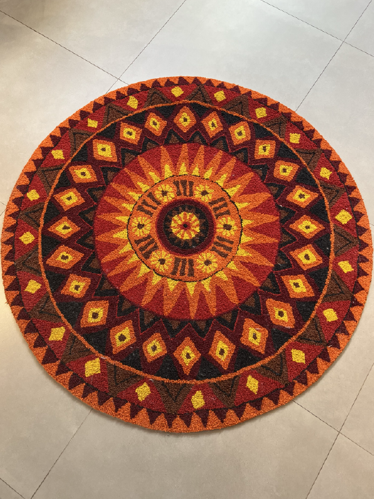 Alfombra circular Oporto Sunset