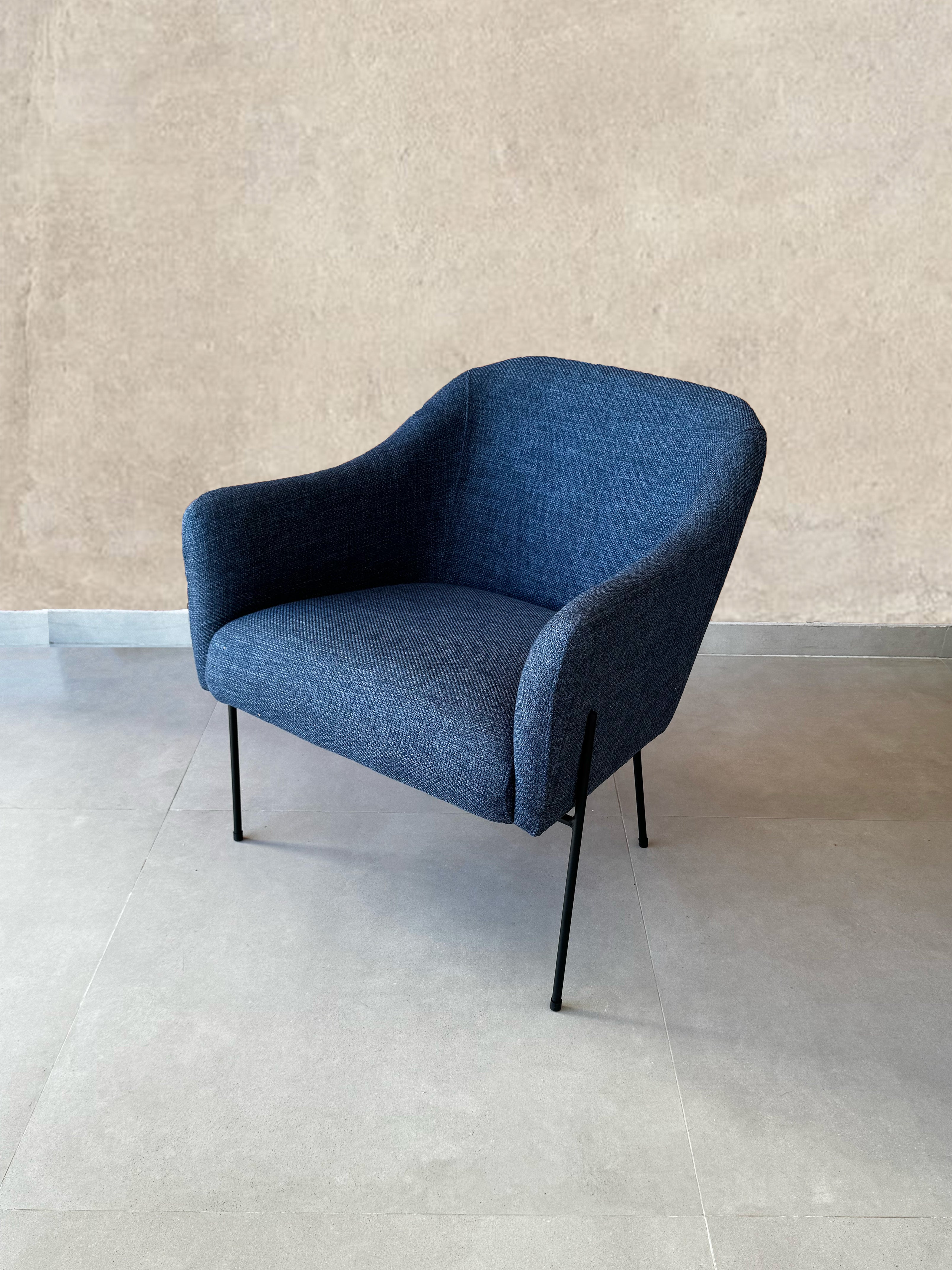 Poltrona Hebe trico Azul
